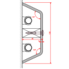 Pipe Boxing Riva D - 5mm Thick 45mm x 135mm