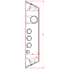 Pipe Boxing Riva D - 5mm Thick 75mm x 370mm