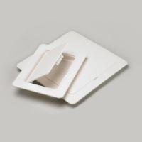 Plastic Access Panel Rectangular White Finish 