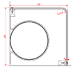 Pipe Boxing Versa - 8mm Thick 300mm x 300mm