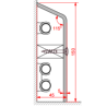 Pipe Boxing Riva - 5mm Thick 45mm x 150mm